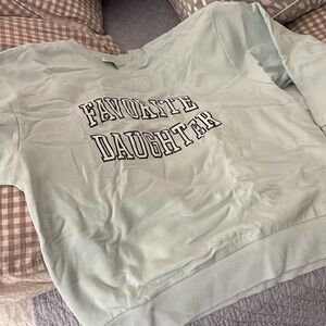 Favorite Daughter Collegiate Cotton Graphic Sweatshirt